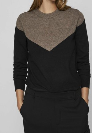 Pullover - mottled black