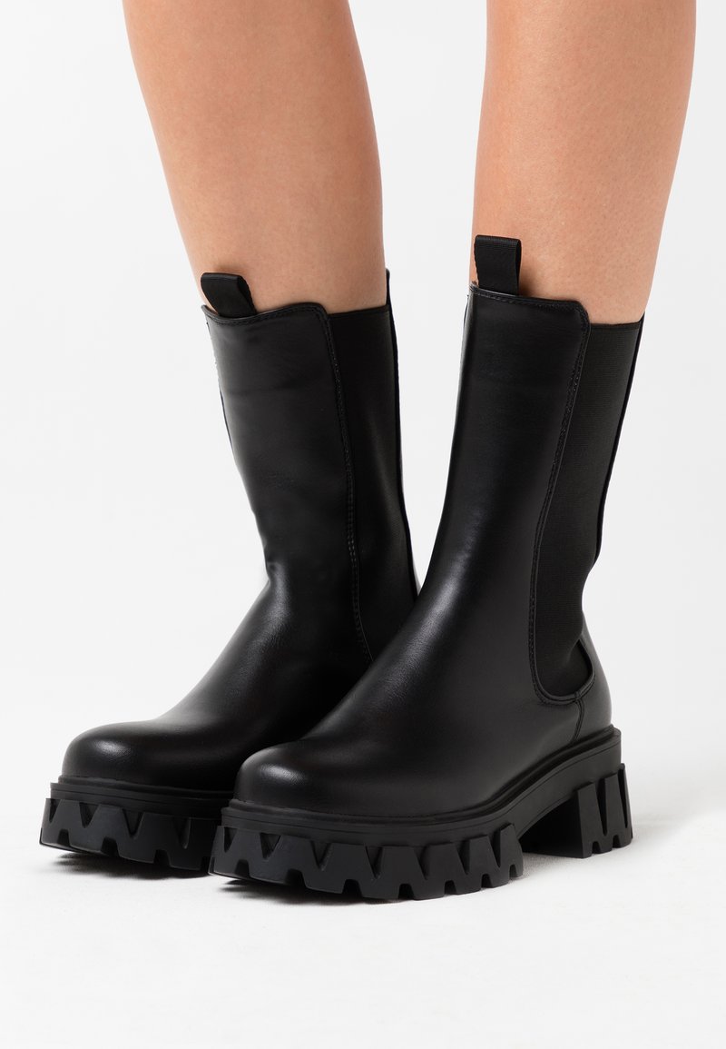 Koi Footwear Kozaki na platformie/czarny Zalando.pl