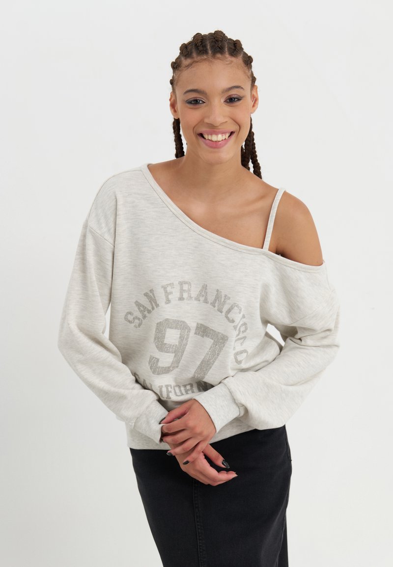 Even&Odd Sportska majica - mottled light grey