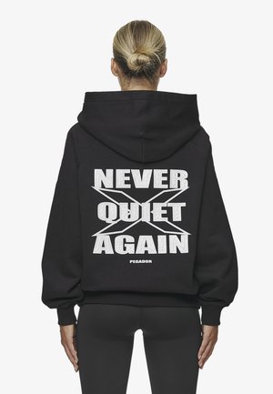 Pegador BELLY OVERSIZED HOODIE - Sweatshirt - washed black