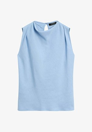 Massimo Dutti, FLOWING, jasnoniebieski