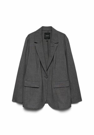 Vero Moda, VMTEXAS LS LOOSE BLAZER - Manteau court - dark grey melange