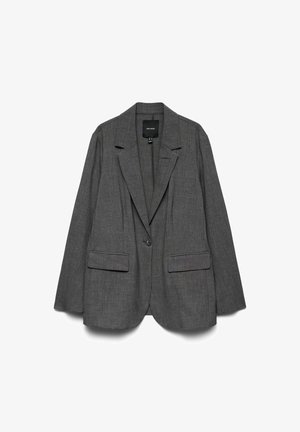 Vero Moda, VMTEXAS LS LOOSE BLAZER - Manteau court - dark grey melange