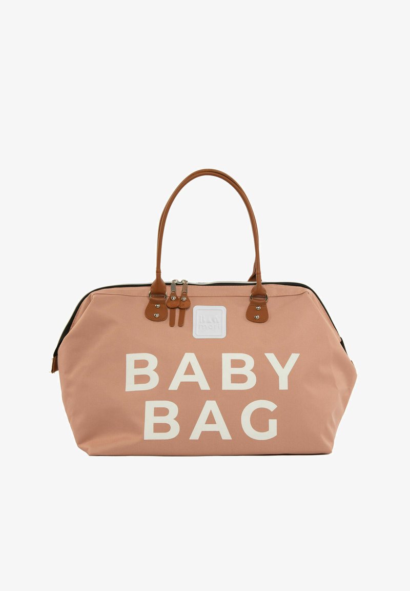 Bagmori BABY BAG PRINTED DIAPER BAG - Vaippalaukku - beige
