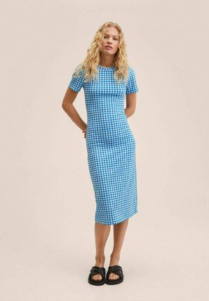 SALONI - Shift dress - blauw