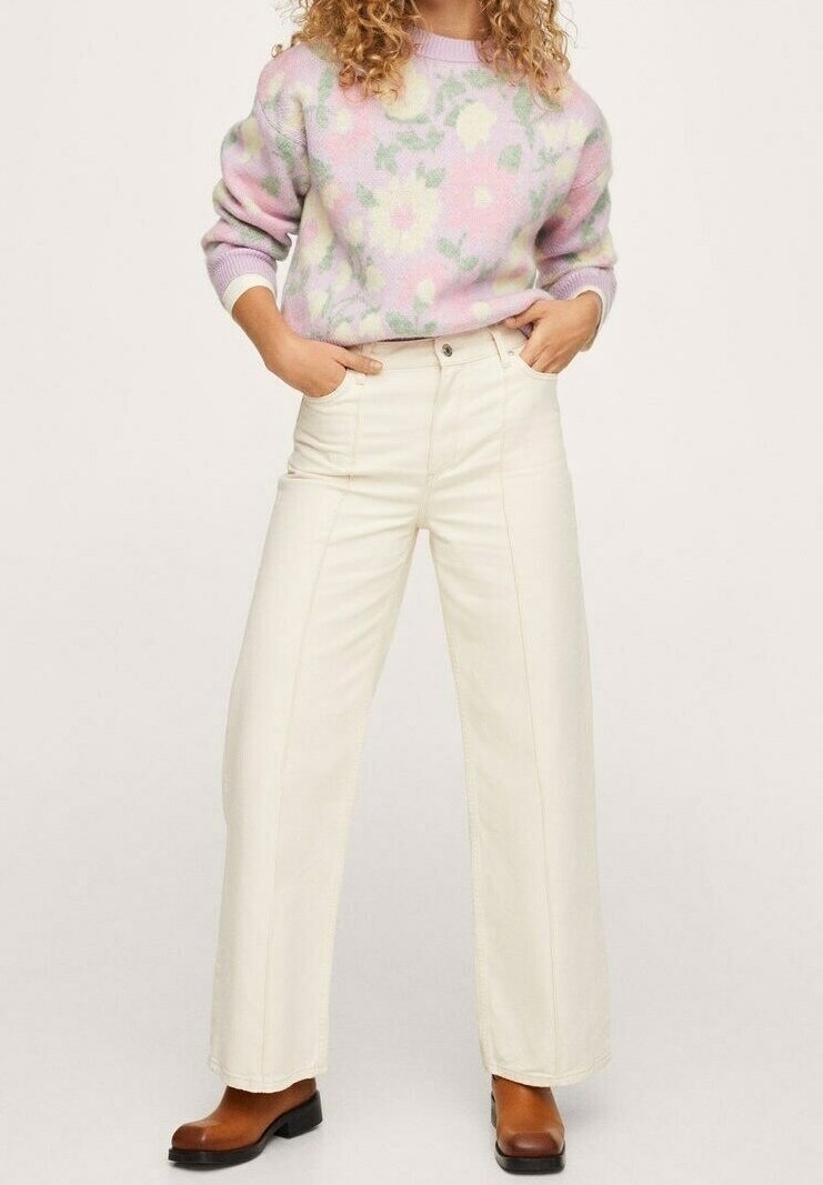 Lilas | Pull à col rond – Femme – Laine d'agneau certifiée 100% RWS | FR