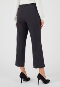 Damart LARGE LAINE BI STRETCH STATURES - Pantaloni - anthracite chiné
