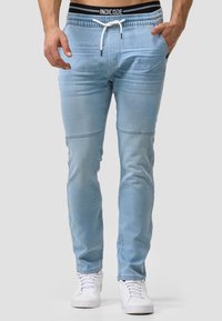 INDICODE JEANS - FABRIZIO - Džíny Slim Fit - dim blue Miniatura obrázku 1