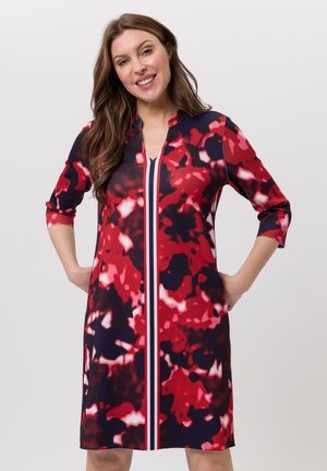 Jurk - red deep sea ecru