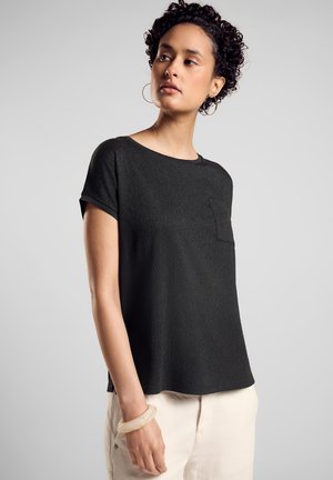 Street One STRUKTUMIX - Blouse - schwarz