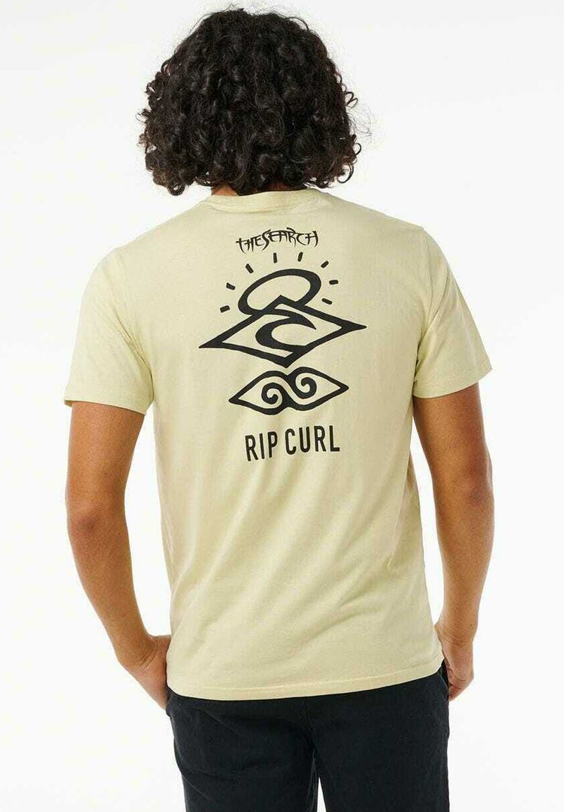 Rip Curl SEARCH ICON TEE - Camiseta estampada - wax yellow