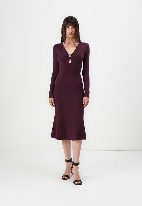 KNITTED DRESS - Freizeitkleid - winetasting