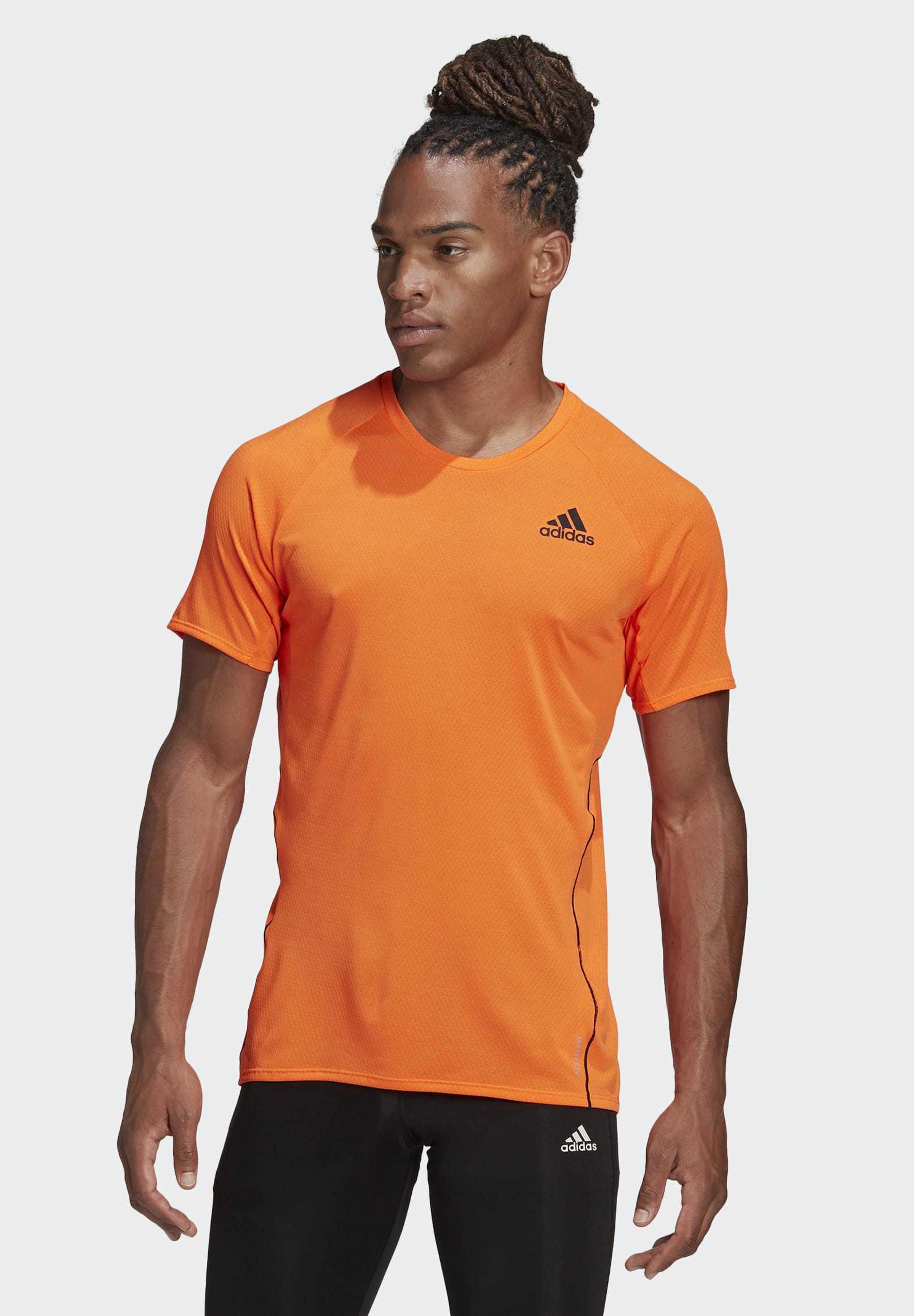 t shirt adidas arancione