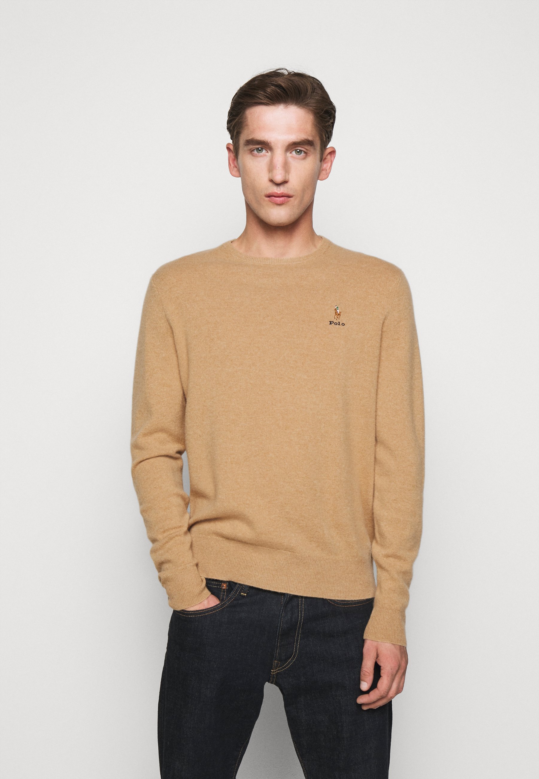 Polo Ralph Lauren LORYELLE - Pullover - camel - ZALANDO.FR