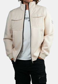 Redskins Sweat zippé - beige