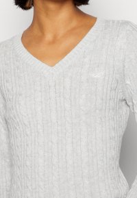 Hollister Co. Stickad tröja - grey