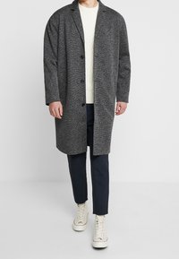 YOURTURN Cappotto classico - mottled grey