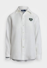 WIMBLEDON OVERSIZE FIT CREST SHIRT - Blusa - white