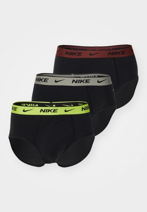 BRIEF 3 PACK - Slip - black/cyber/grey heather/dark pony
