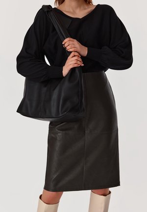 Bleistiftrock - dark yellow