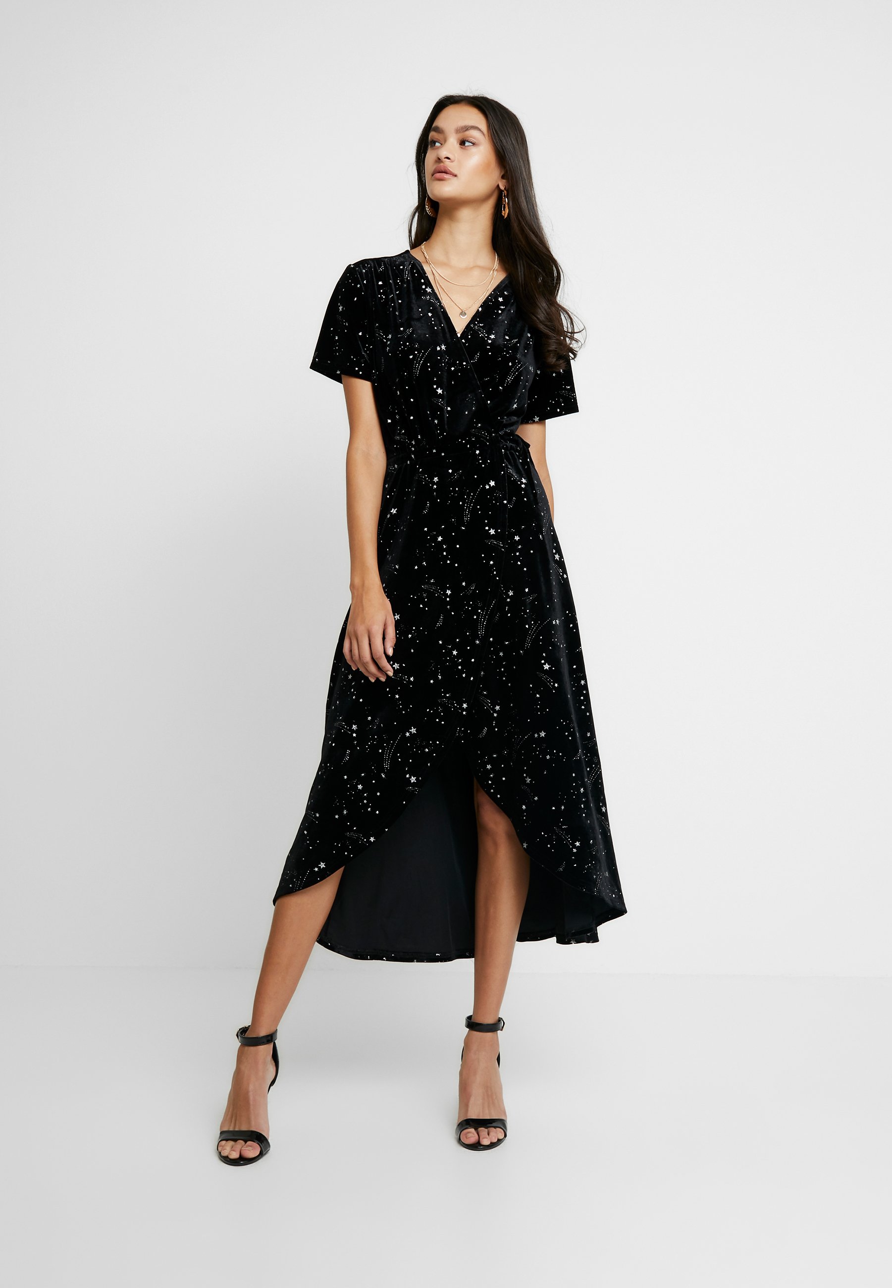 Missguided LIGHT MAGIC STAR WRAP MIDI 