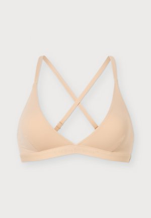 L/AB c/o Off-White, HORIZONTAL COMFORT SEAM THIN STRAP TRIANGLE BRA - Soutien-gorge triangle - cuban sand