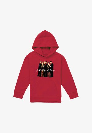 FRIENDS, FRIENDS CAST IN BLACK UNISEX - Hoodie - red