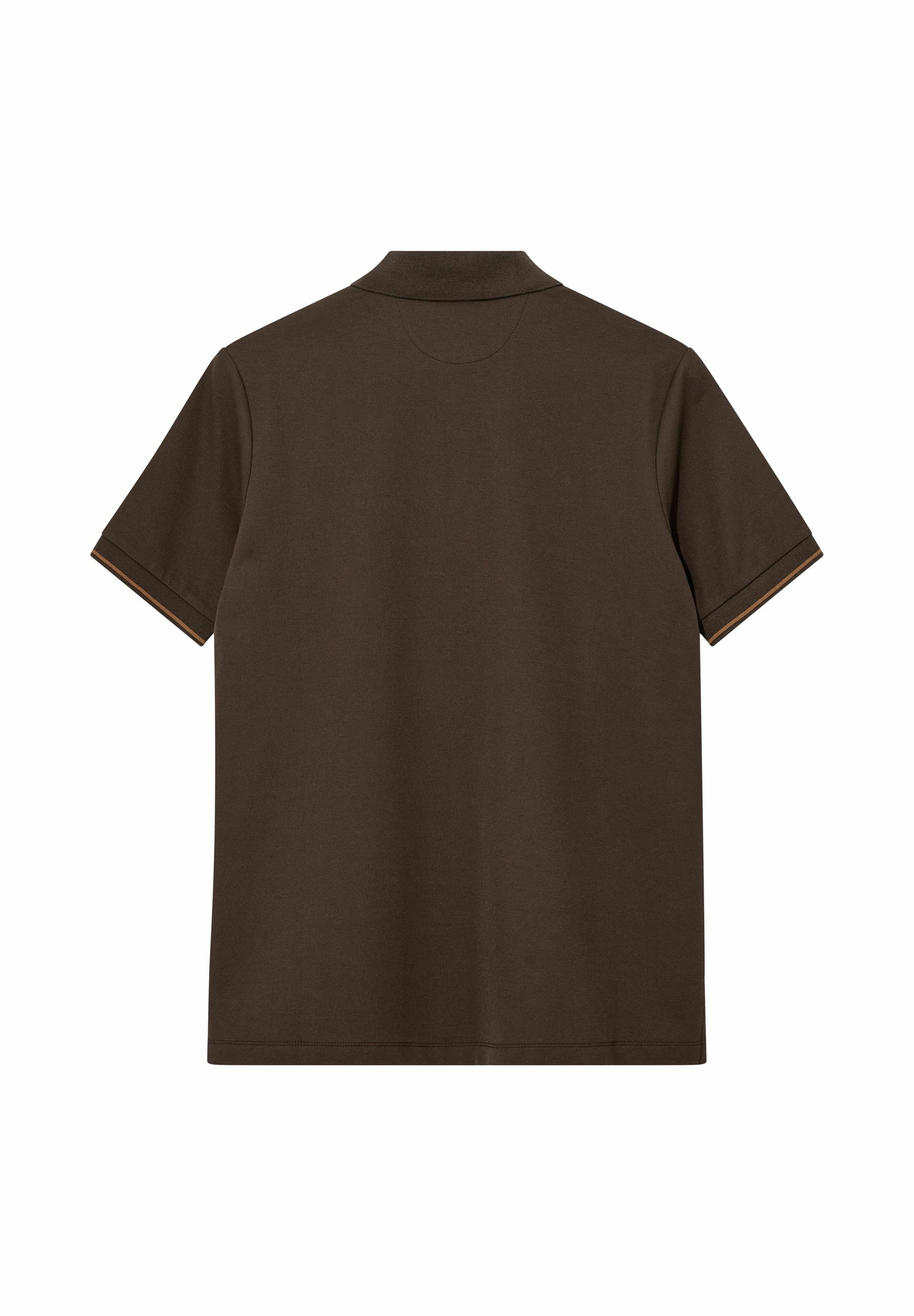 Mos Mosh Gallery HARVEY KURZARM - Polo shirt - chocolate brown