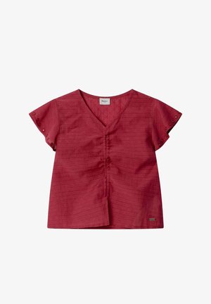 Pepe Jeans, PEPE JEANS SHIRT HONOUR - Blusa - currant red