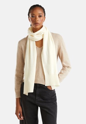 United Colors of Benetton WITH EDGES - Sjaal - white