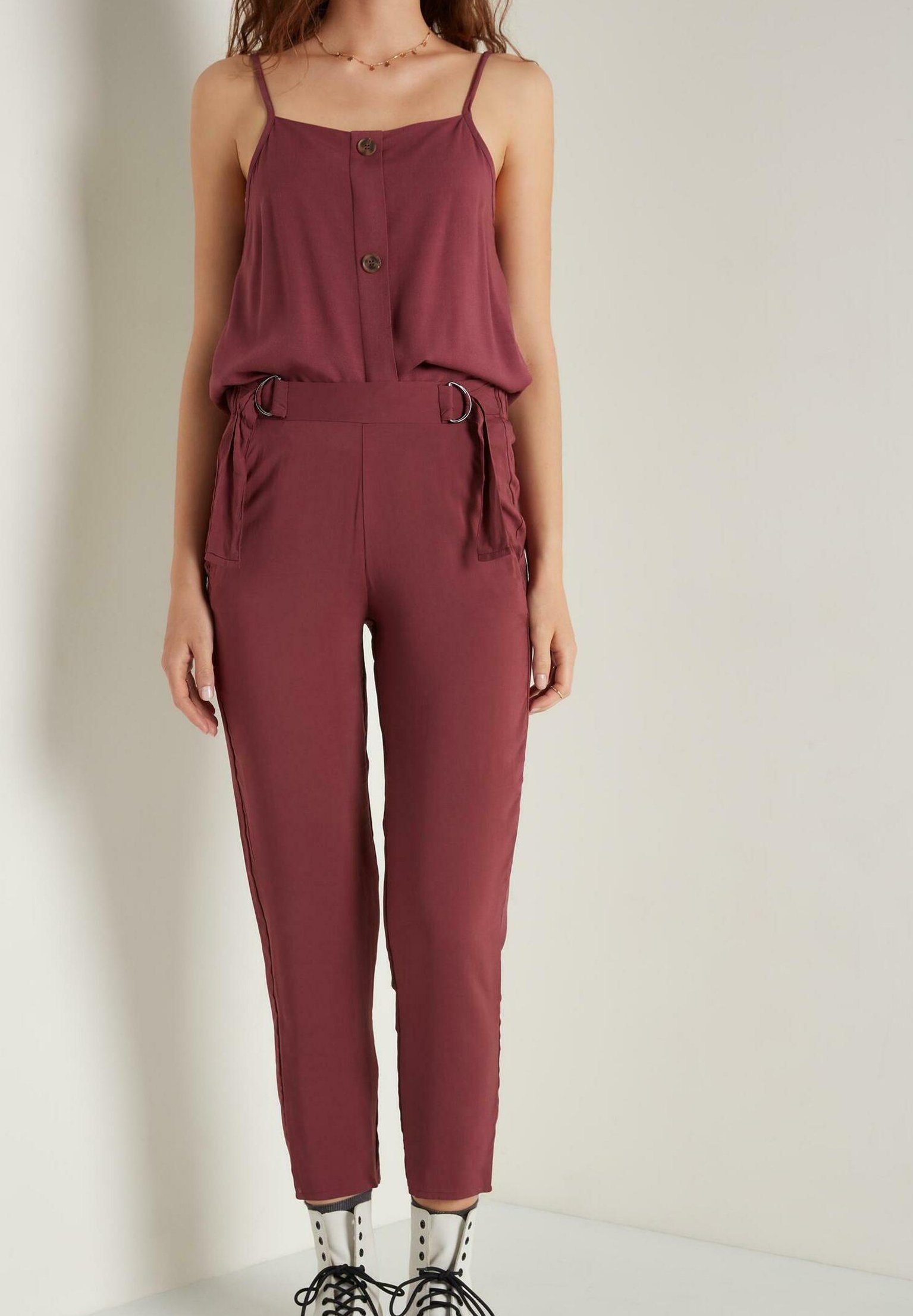 Tezenis Pantaloni sportivi - braun pink brown/bordeaux - Zalando