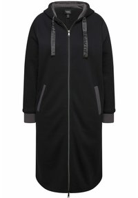 Ulla Popken Giacca Performance impermeabile con cappuccio e zip a cursore doppio (42, 44