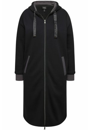 Ulla Popken FRONT - Mikina na zip - black