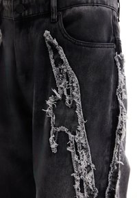 FAVELA PATCH UNISEX - Blugi loose fit - black washed