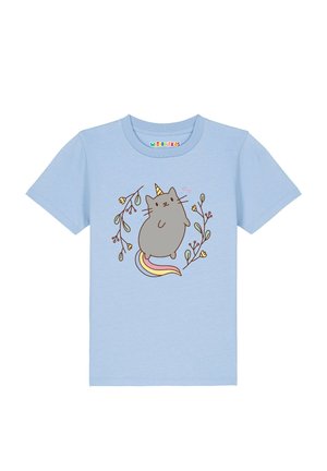 UNICORN CAT - T-shirt print - blue soul