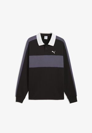 Puma, T7 RELAXED POLO SWEATSHIRT MIT RUNDHALSAUSSCHNITT - Sweatshirt - black