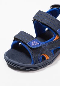 Kappa EARLY II UNISEX - Vaellussandaalit - navy/orange