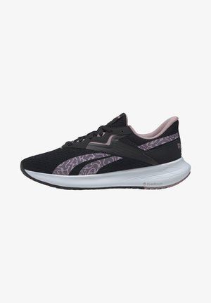 ENERGEN PLUS - Neutral running shoes - core black/infused lilac/orange flare