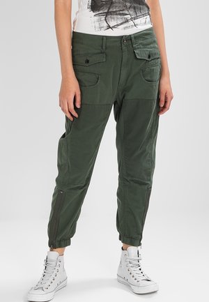 Stoffhose - dark green