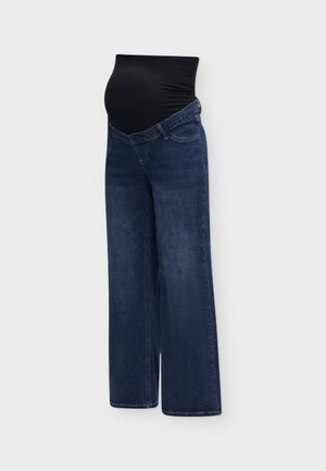Anna Field MAMA by Zalando, FLARED - Wide Leg - dark blue
