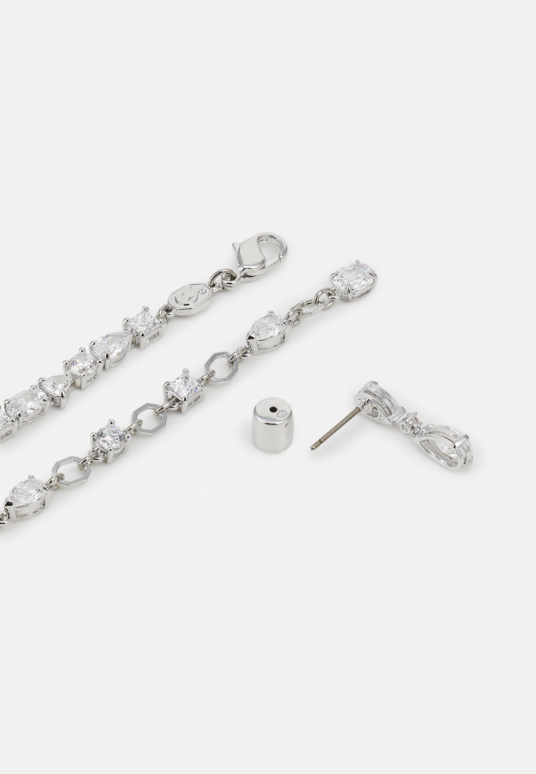 Swarovski MESMERA SET - Colier - white/argintiu - Zalando.ro