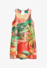 Vybrané, red green scene printed