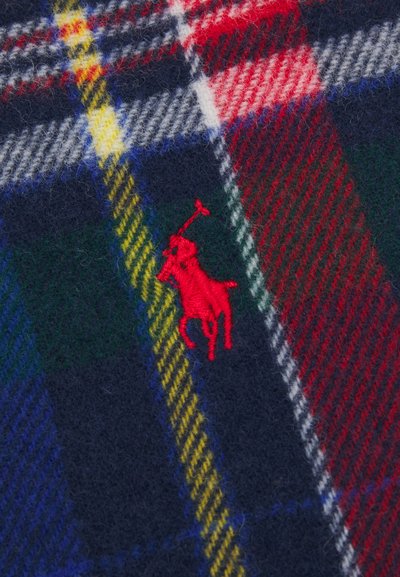 Polo Ralph Lauren TARTAN FRINGE WOOL SCARF - Cachecol - royal/multi