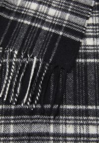 Johnstons of Elgin SCARF - Cachecol - black/white