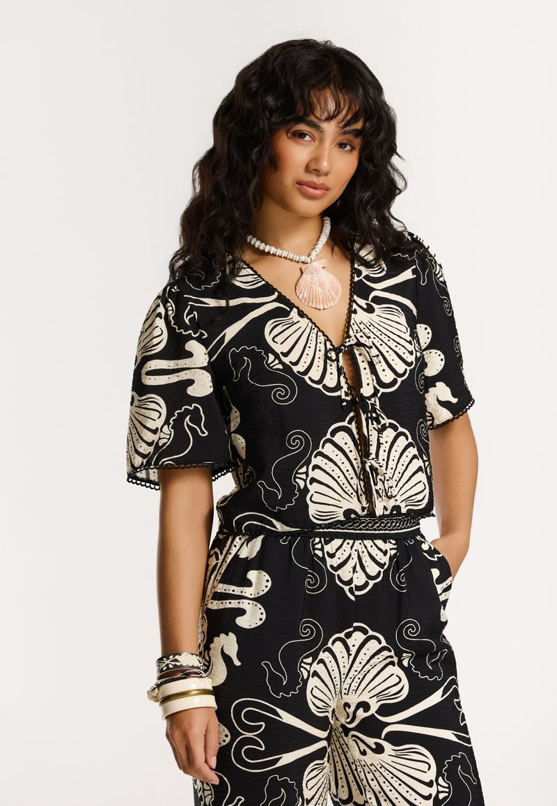 Shiwi - Blouse - black sea pearl, Enlarge