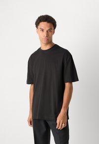Calvin Klein Jeans MONOLOGO GRAPHIC OVERSIZED TEE - Print T-shirt - black