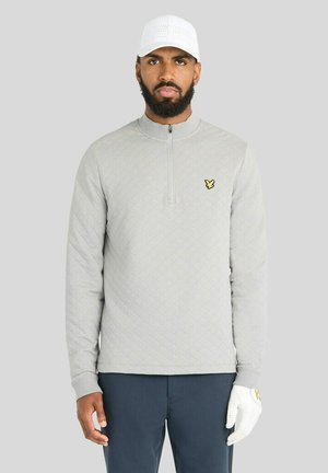 Lyle & Scott LYLE & SCOTT MID LAYERS GOLF QUILTED HALF ZIP MIDLAYER - Übergangsjacke - y ultimate grey