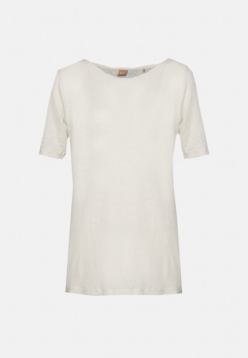 Damen Kleider | BOSS ENE T-Shirt basic open white/weiß - NW23036 Damen Kleider | BOSS ENE T-Shirt basic open white/weiß - NW23036