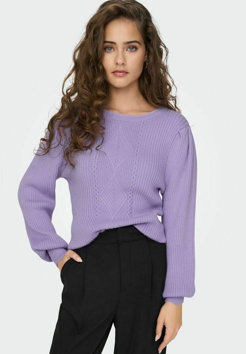 ONLY EINFARBIGER - Trui - purple rose/paars - Zalando.nl