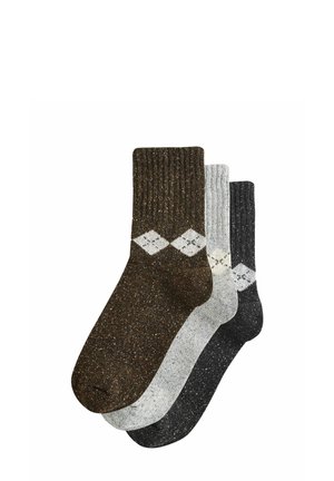 CONTAINING 3 PACK - Strumpor - neutral argyle